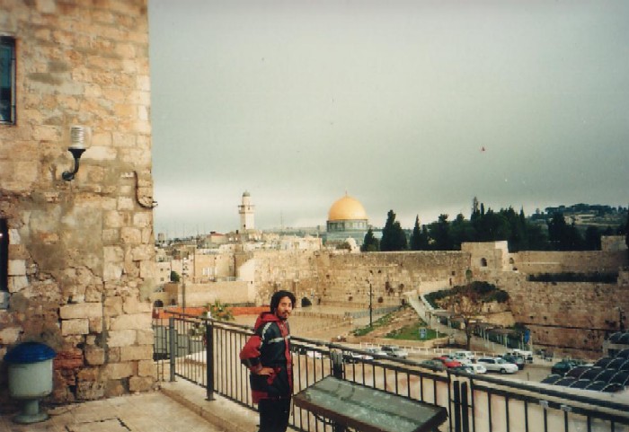 イスラエル／ダビデの塔から岩のドームの遠景