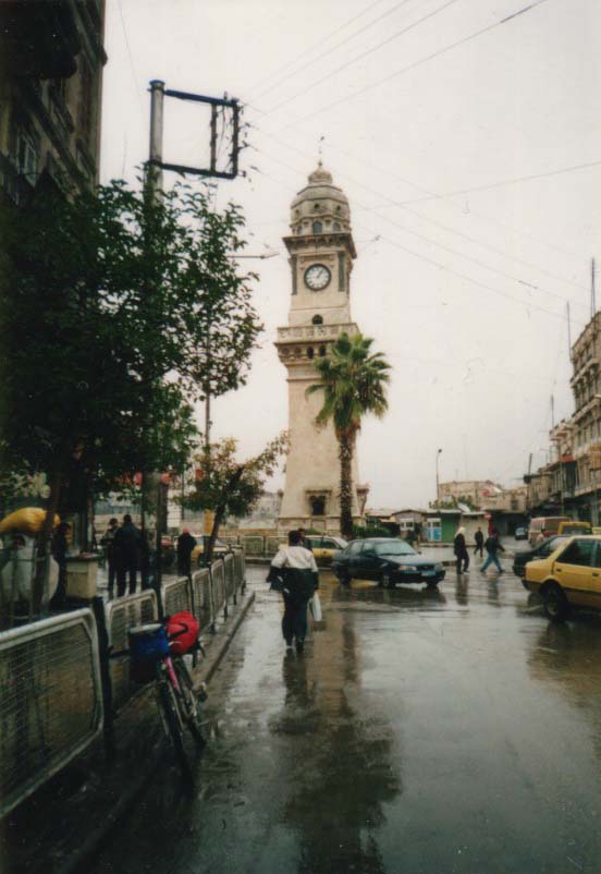 シリア／市街中心部の時計塔