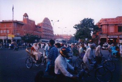 インド／ジャイプル市街