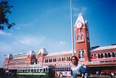 インド／チェンナイの鉄道駅