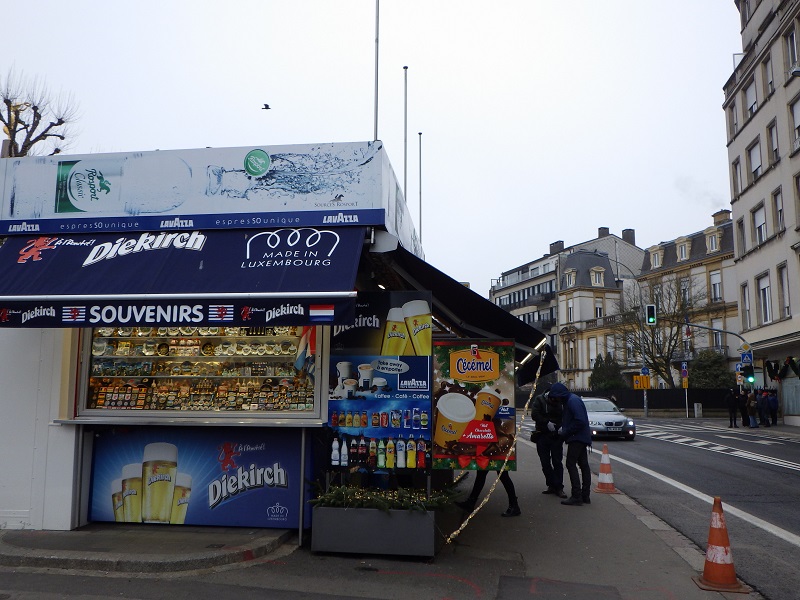 ルクセンブルクの土産店